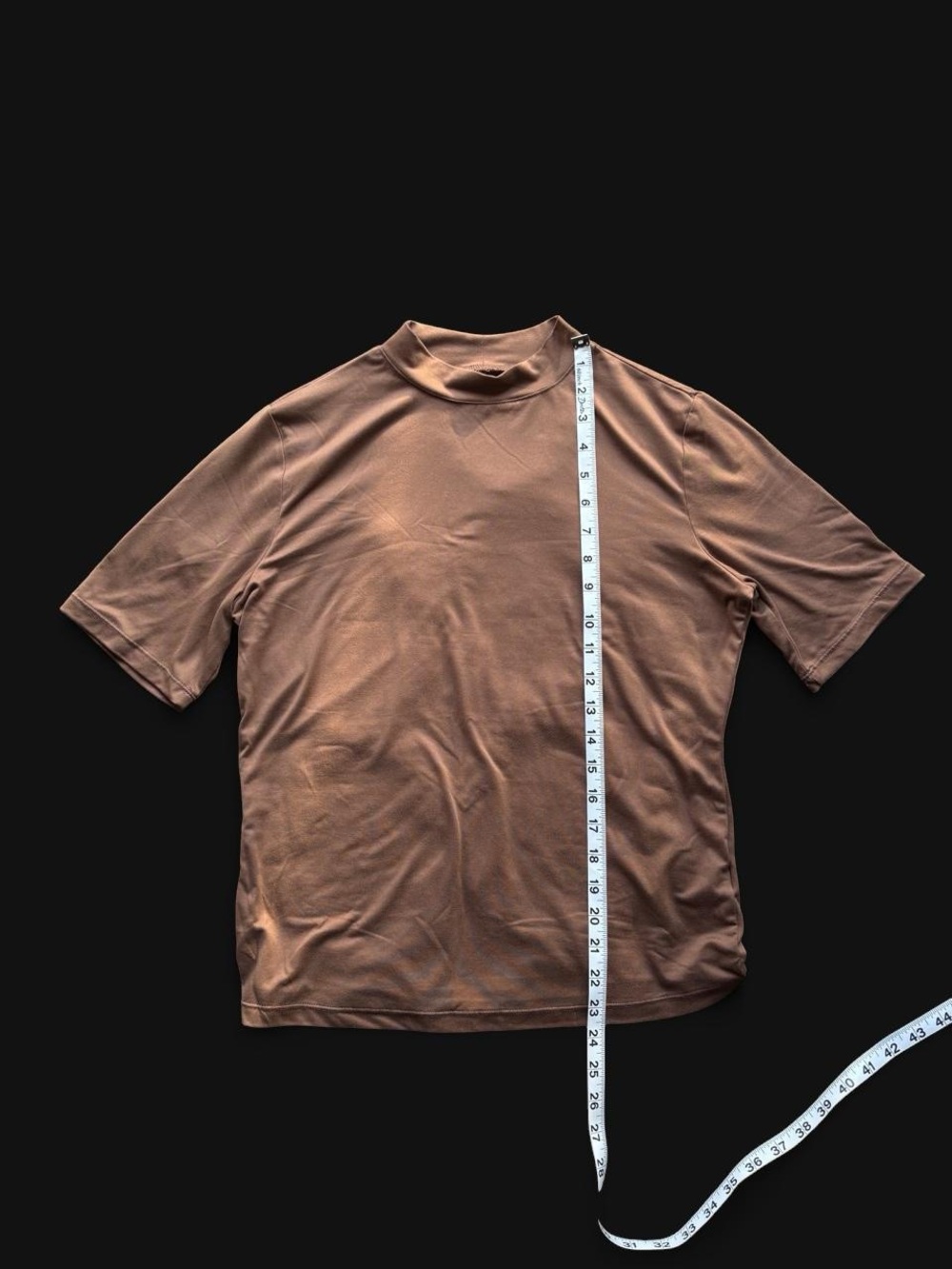 ✨ Brown shirt with solid pattern✨ - Picture 3 of 4